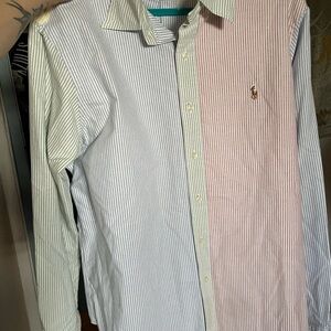 Vintage Ralph Lauren Men's Multicolor Striped Shirt